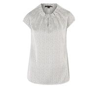 Women’s Satin Blouse with Ruffle COMMA Blanc 36