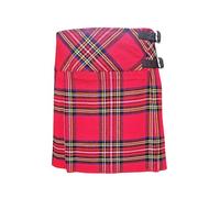 Women’s Scottish Tartan Mini Kilt Skirt 16.5" Length | Pleated Highland Plaid Skirt for Casual & Formal Wear | Soft Fabric Comfortable Fit Outfit (UK, Waist, 28, Regular, Regular, Royal Stewart)