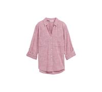 Tom Tailor With Slub Structure 1035247 Long Sleeve Blouse Pink 42 Woman