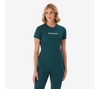 Women’s Short-sleeved Hiking T-shirt Columbia Zero Move - Everblue
