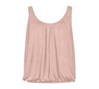 Women’s Sleeveless Bubble Hem Straps Top Ladies Scoop Neck Stretch Vest Loose Fit Elasticated Waist Summer Jersey Casual Plain Camisole Tops Size UK Plus Size 8-26