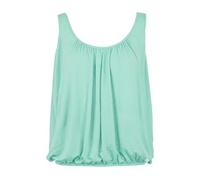 Women’s Sleeveless Bubble Hem Straps Top Ladies Scoop Neck Stretch Vest Loose Fit Elasticated Waist Summer Jersey Casual Plain Camisole Tops Size UK Plus Size 8-26
