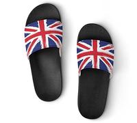 Women’S Slippers Union Jack British England Flag Shower Sandals Bathroom Slippers Home Slides for Woman
