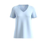 Women’s Soft V-Neck Cotton Blend Stretch T-Shirt s.Oliver Bleu 36