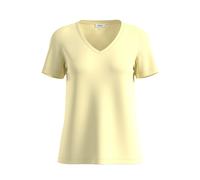 Women’s Soft V-Neck Cotton Blend Stretch T-Shirt s.Oliver Jaune 36
