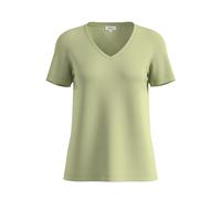 Women’s Soft V-Neck Cotton Blend Stretch T-Shirt s.Oliver Vert 36