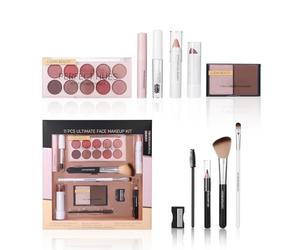 Women’s Starter Makeup Set - Full 11-Piece Beauty Kit, Lipstick, Eyeshadow, Mascara, Concealer | Perfect For Teens And Adults, Birthday, Holiday, Party, Daily Makeup, Cosmetic Practice
