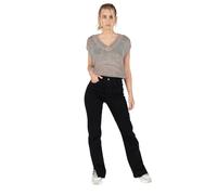 Women’s Straight or Slightly Wide Leg Jeans 24 Colours Noir 36