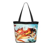 Women’s Straits Rock Band Dire Tote Bag Reusable Travel & Grocery Shoulder Bag Essential for Daily Commute & Work