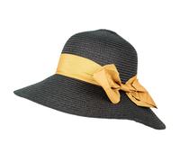 Women’s Straw Sun Hat with Ribbon and Bow