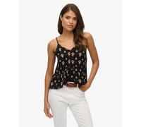 Women’s striped tank top Superdry Noir L