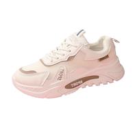 Women’S Summer Chunky-Soled Trainers Lightweight, Breathable Khaki