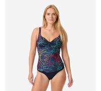Women’s Surfing Shaping Effect 1-piece Swimsuit - Doli Nenu Navy Blue