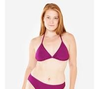 Women’s Surfing Textured Triangle Bikini Top - Mae Purple