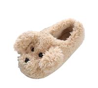 Women’s teddy bear slippers soft plush non slip warm house shoes fleece lined cosy cushioned bedroom winter footwear cute novelty indoor slip on ladies slippers