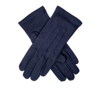 Women’s Three-Point Cotton Blend Gloves - Navy / ONE