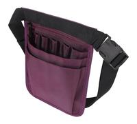 Women’s Tool Belt Pouch Nylon Purple Portable Waist Pack | Lightweight Multifunctional Design, Tool Protection for Gardening, Suitable for Carpenter and Nurse Use