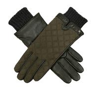 Dents Gloves Women's Arabella Dark Olive Wax S