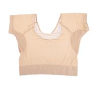 Women’s Underarm Sweat Absorbent Vest Thin Sweat Shield Pads, Beige absorbing Underarm Guard for Daily Use and Antiperspirant Protection