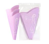 Women’s Urinal Funnel Set of 10, Portable Standing Pee Cups for Female Urination, Waterproof Paper Devices for Camping, Hiking, Travel, Outdoor Adventures, Road Trips, Festivals