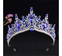 Women’S Vintage Gold Tone Tiara With Water Drop Crystals An Elegant Crown Diadem Hair Accessory For Theatrical And Formal Wear