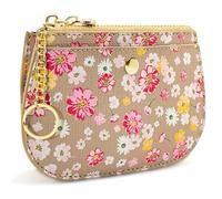 Women’s Wallets with Keyring, Coin Purse Slim women's Wallet, Credit Card Wallet for Travelling, Taupe, Casual
