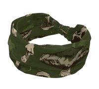 Women’s Wide Headbands, Camouflage with Skulls Mushrooms Stretchy Sports Head Bands Hair Accessories Band for Yoga Running Daily Life