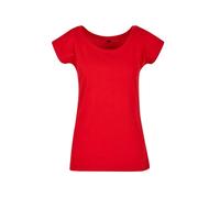Women’s Wide Neck T-shirt Build Your Brand Rouge 2XL