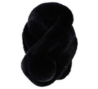 Women’s Winter Faux Fur Scarf Neck Warmer Wrap New Ladies Collar Shawl Stole Faux Fur Wrap Shawl Stole Shrug Cape Winter Wedding Evening Brides Bridesmaids 1920s Fancy Dress Costume for Women