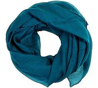 Women scarves plain lightweight all seasons shawl (Dark teal)