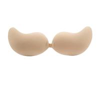 Women Self Adhesive Strapless Bra Reusable Padded Invisible Sticky Push Up Bra for Backless Dress
