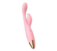 Women Self Pleasure Handheld Portable Bullet Setting Mini Stick Massage Wand for Women Sport Foot Massage Relax, Quiet 10 Modes Waterproof Bullet Tool Silicone Ball for Women Men FDMHP8 (Pink)
