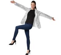 Women Sequin Jacket Glittler Sparkle Party Blazer Clothes Longsleeve Lady Outfit