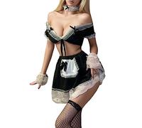 Women Sexy Lingerie Set, Women'S French Maid Outfit Maid Servant Cosplay Lingerie Set Girls Cute Costume Outfit Anime Cosplay Lolita Fancy Dress Costume Sexy |