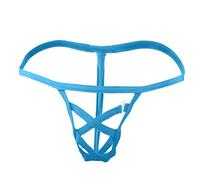 Women Sexy Outfit for Bedroom Red Lace Underwear Bikini Briefs Men Slow Sexy Waist Ice Male G Strings Mens Costumes Woman Fishnet Dresses for Women Sky Blue One Size