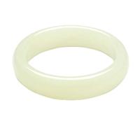 Women Sheep Fat White Jade Bangle for Mother
