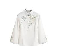 Women Shirt Vintage Modern Hanfu National Style Hanfu Top Chinese Clothing Elegance Tang Suit Embroidery China