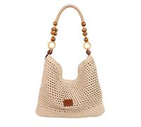 Women Shoulder Bag Crochet Beach Bag Armpit Straw Handbag All-Matching Crossbody Shopping Dating for Holiday Women Crossbody Armpit Large Capacity Shoulder Straw Beach