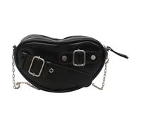 Women Shoulder Bag PU Leather Crossbody Bag Korean Styles Handbag Heart Shaped Messengers For Daily Travel Heart Shaped Messenger For Women Fashion Shoulder Stylish Crossbody