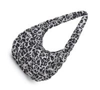 Women Shoulder Bag Quilted Handbag All-matching Underarm Bag Leopards Print Armpit Dumplings Commuting Women Shoulder Fashion Armpit Trendy Handbag Quilted Underarm