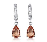 Women Silver Earrings, Gemstone Clip Earrings For Women Solid 925 Sterling Silver Created Color Change Earrings Wedding Fine Jewelry Gifts For Girlfriend, Wife, Sister, Daughter, Mother On Birthday/V