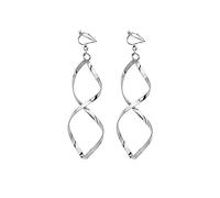 Women Silver Earrings, Korean Trendy Women Drop Earrings Vintage Long Ear Drop Gold Silver Tassel Earring Simple Metal Fashion Jewelry Pr49 Gifts For Girlfriend, Wife, Sister, Daughter, Mother On Birt