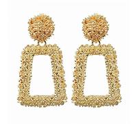 Women Silver Earrings, Vintage Metal Statement Drop Earrings For Women Fashion Jewelry Africa Luxury Geometric Gold Hanging Dangle Earring Gifts For Girlfriend, Wife, Sister, Daughter, Mother On Birth