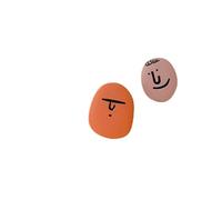 Women Silver Earrings, Women Funny Earrings Lovely Girls Creative Cute Earrings Asymmetry Face Stud Earrings Bijoux Femme Aesthetic Jewelry Gift Gifts For Girlfriend, Wife, Sister, Daughter, Mother O