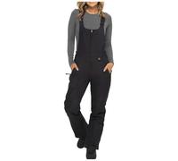 Women Ski Pants Snow Bib Windproof Pant Wear Resistant Overalls Women's Insulated Bibs Waterproof Ski Overalls Snowboarding Pants Winter Jumpsuit Adjustable Strap for Cold Weather Hiking Climbing