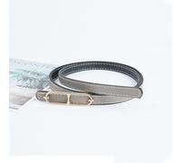Women Skinny Leather Belt Reversible Two Color Thin Belt Adjustable Trendy Elastic Belts For Jeans Dress Coat