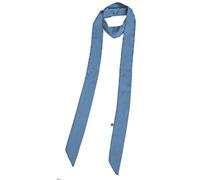 Women Skinny Scarf Satin Long Slim Ribbon Thin Fashion Ladies Scarves - Cornflower Blue