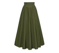 Women Skirt Victorian Midi Pleated Tie Skirts Renaissance Gothic A-Line Medieval Skirt High Waist Halloween Elegant Dresses