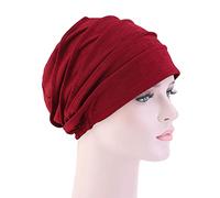 Women Sleep Cap Chemo Headwear Headband Turban Hat Ladies Muslim Headscarf Stretch Night Headcover Slouchy Beanie Skull Cap Bandana Head Wrap Sleep Bonnet Hat for Chemo Cancer Hair Loss Hair Beauty
