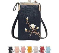 Women Sling Cross-Body Wallet, Clutch Purses Wristlet Phone Wallet for Women at Your Ideal Length, Small Crossbody Shoulder Bags, Convenient Accessory, Mobile Phone Bag,Black